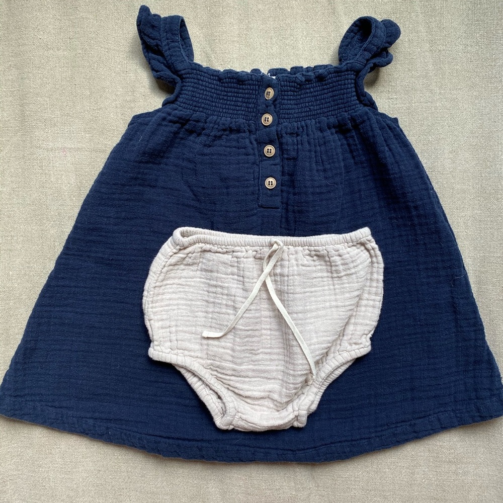 Jamie Kay Muslin Dress and Bloomers